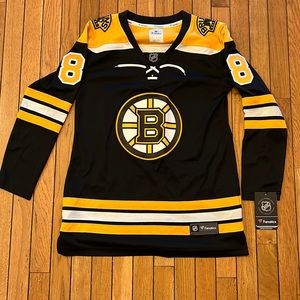 NWT David Pastrnak Boston Bruins Fanatics Branded Womens Breakaway Player Jersey